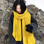 Echarpe Femme Chaude - Couleur Unie
