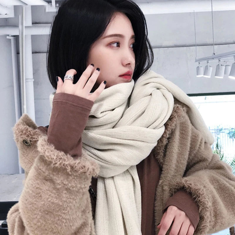 Echarpe Femme Chaude - Couleur Unie