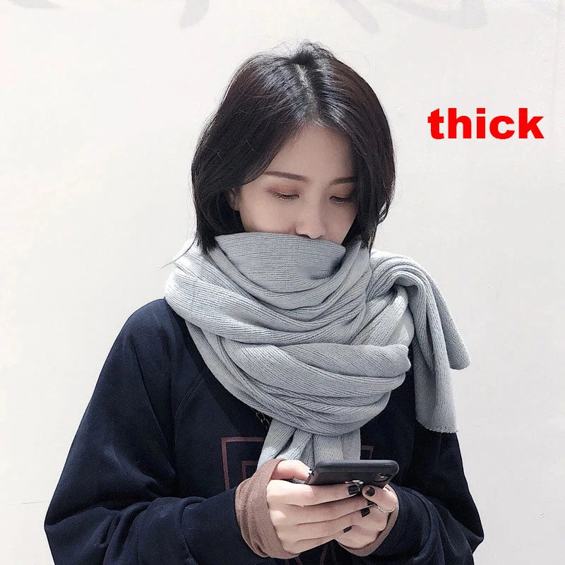 Echarpe Femme Chaude - Couleur Unie