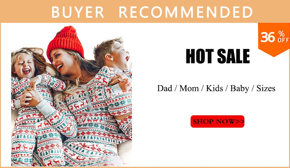 Family Matching Clothes Christmas Pajamas 2026 Mother Kids Baby Pyjamas Set Look Sleepwear Mother And Daughter Father Son Outfit