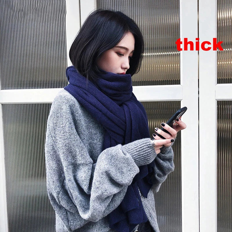 Echarpe Femme Chaude - Couleur Unie