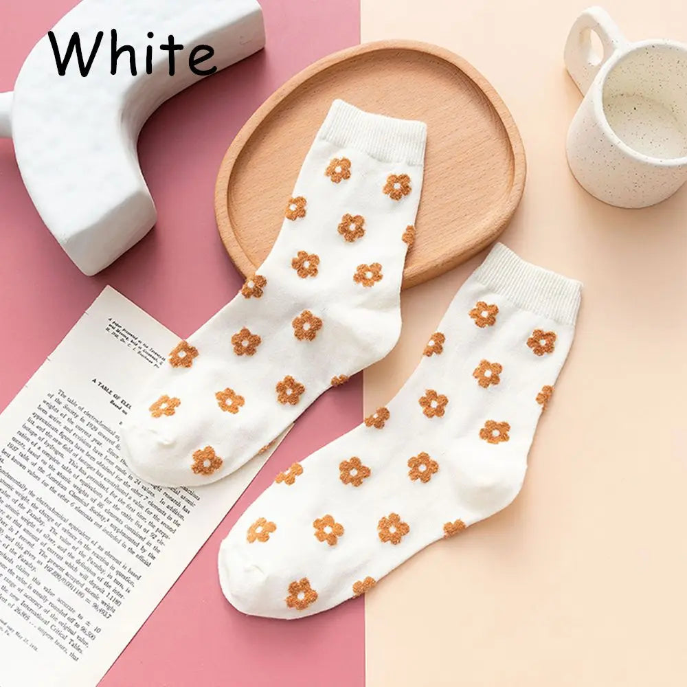 1 Pair Unisex Christmas Socks Santa Claus For Man Woman Lady Thickness Cotton Knit Xmas Funny Socks Elk Santa Stockings