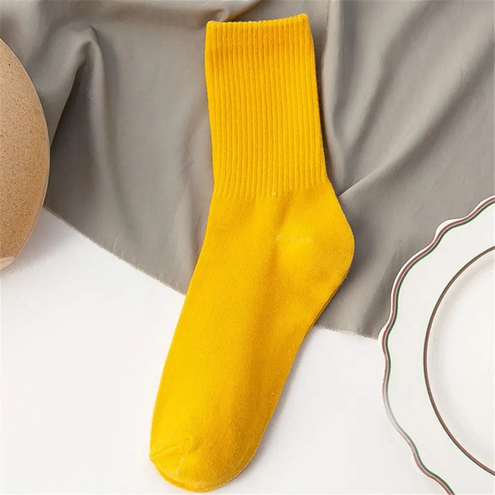 1 Pair Unisex Christmas Socks Santa Claus For Man Woman Lady Thickness Cotton Knit Xmas Funny Socks Elk Santa Stockings