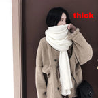 Echarpe Femme Chaude - Couleur Unie