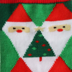 1 Pair Unisex Christmas Socks Santa Claus For Man Woman Lady Thickness Cotton Knit Xmas Funny Socks Elk Santa Stockings