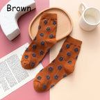 1 Pair Unisex Christmas Socks Santa Claus For Man Woman Lady Thickness Cotton Knit Xmas Funny Socks Elk Santa Stockings