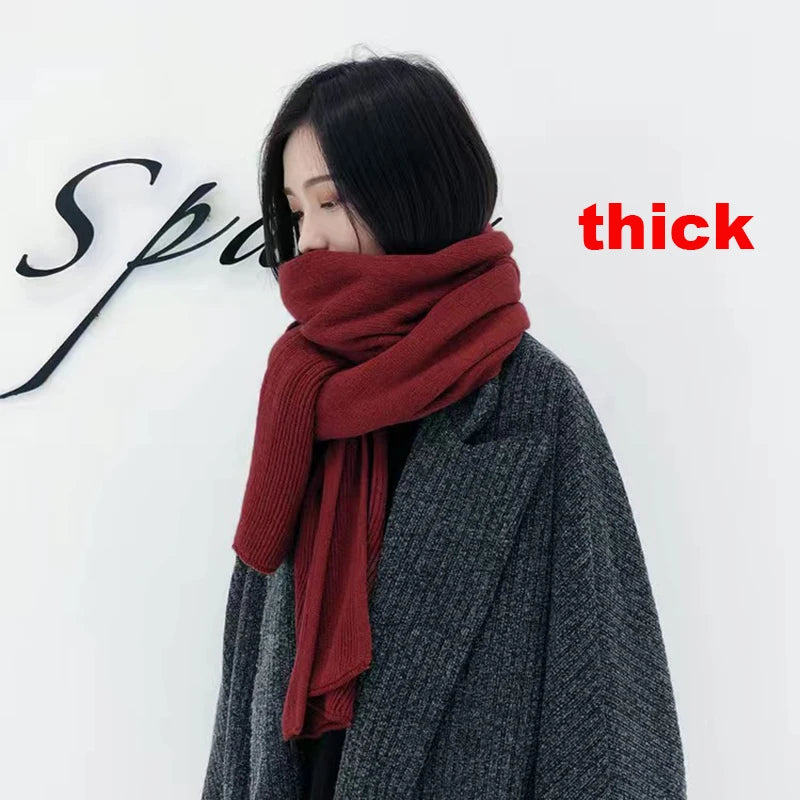 Echarpe Femme Chaude - Couleur Unie