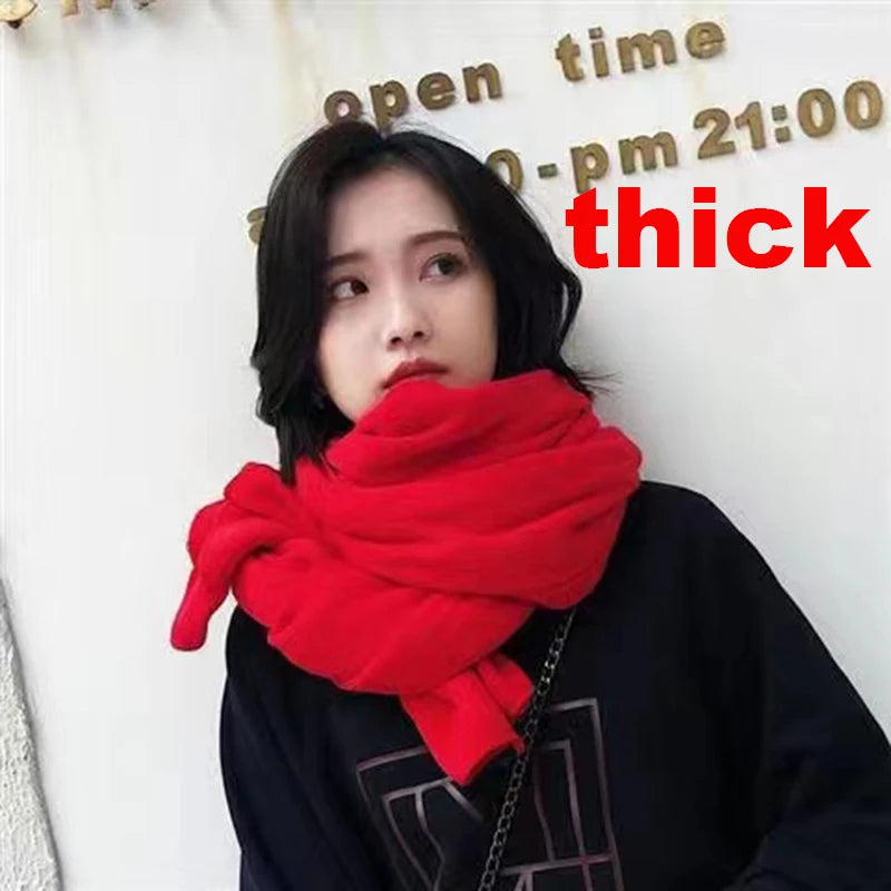 Echarpe Femme Chaude - Couleur Unie