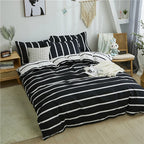 Fall Simple plaid Style Duvet Cover 220x240 Quilt Cover 1PCS Comforter Covers for double twin queen king bed size Plaid bedding