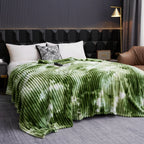 High Quality Blanket for Beds Tie Dyeing Warm Manta Single/Queen/King Flannel Fleece Thow Blanket Thick Warm Plaids Sofa Blanket