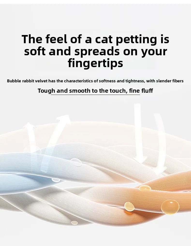 2025 New Class A Bubble Rabbit Fleece Quilt Cover  Thicken The Warm Duvet Cover in Autumn and Winter Skin-friendly Bedding