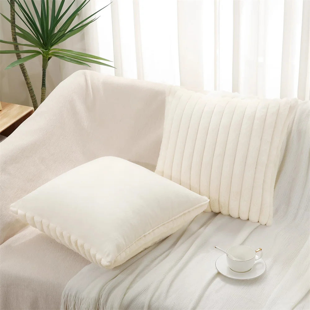 Housse de Coussin - Fluffy Rayé