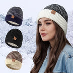 Women Brimless Cap Women Men Warm Lined Knit Ski Beanie Knitted Hats Are Suitable For Warm Daily Wear In Autumn Winter