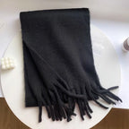 New Cashmere Scarf Woman Black Red Scarf Winter Scarves Ladies Scarf Warm XWJ12