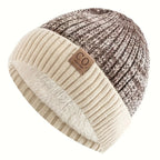 Women Brimless Cap Women Men Warm Lined Knit Ski Beanie Knitted Hats Are Suitable For Warm Daily Wear In Autumn Winter
