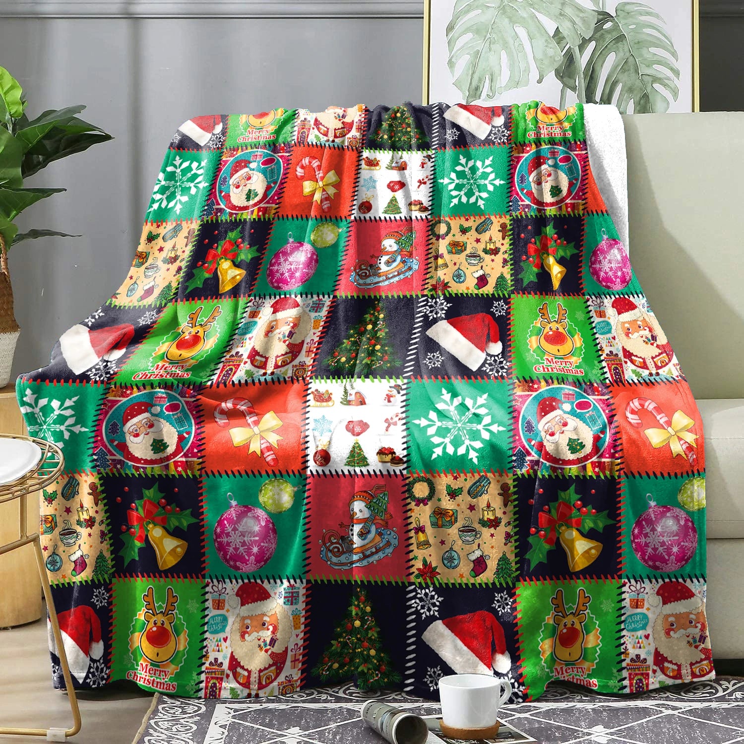 Plaid Noël - Polaire