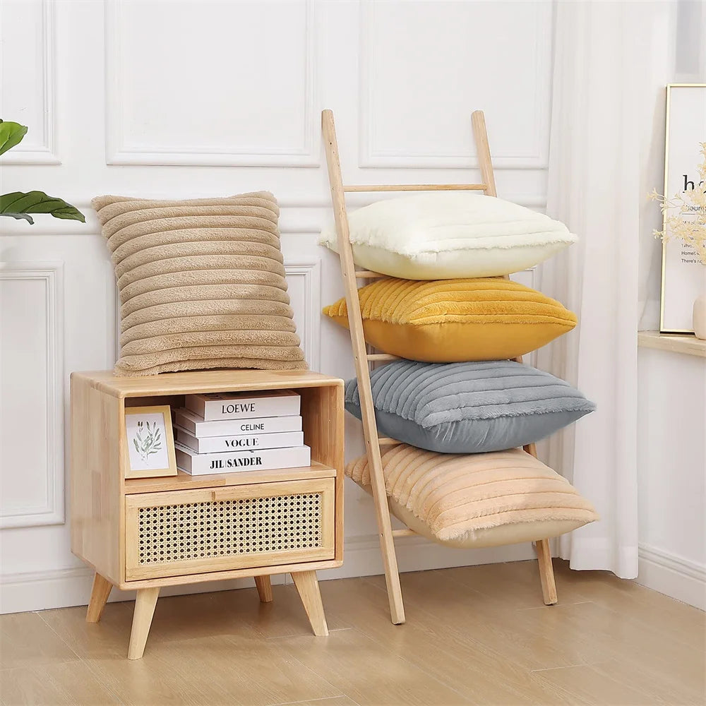 Housse de Coussin - Fluffy Rayé