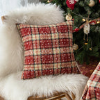 Housse de Coussin Ecossais - Noël