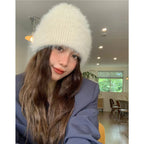 Candy Color Winter Hats Woman Cozy Knitted Beanie Women Keep Warm Soft Slouchy Baggy Cap Female Christmas Gift Fashion Casual