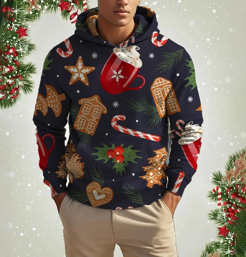 Sweat à Capuche Homme - Noël