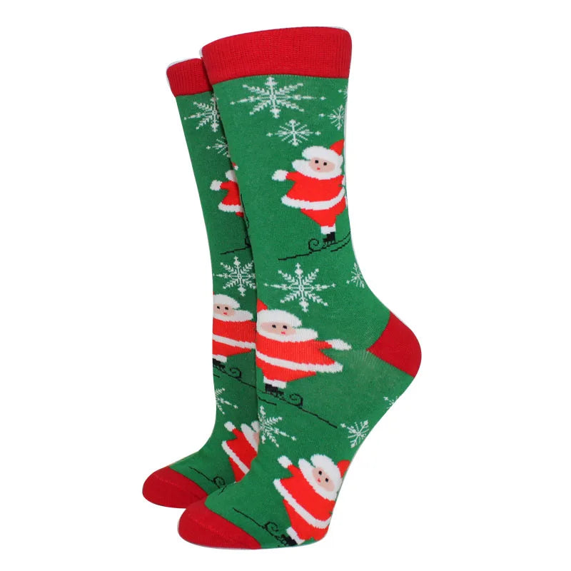 New Arrival Winter Women socks Cotton Long Christmas Socks Casual Men's Socks Santa Claus Christmas Gift Creative Socks 37-45