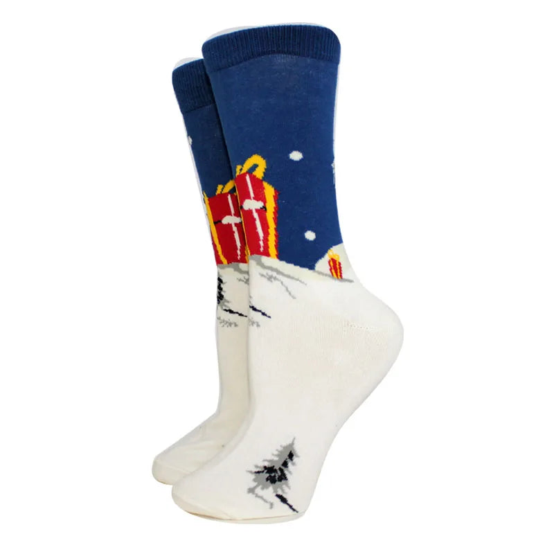 New Arrival Winter Women socks Cotton Long Christmas Socks Casual Men's Socks Santa Claus Christmas Gift Creative Socks 37-45