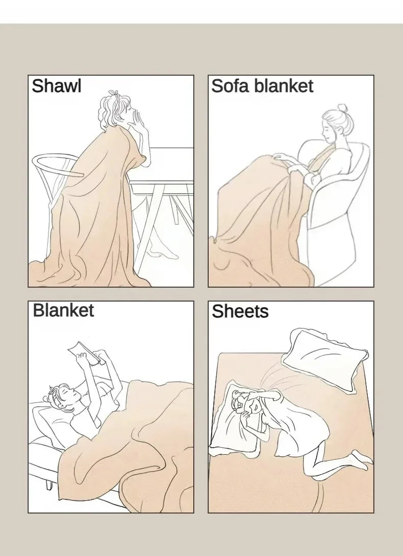 High Quality Blanket for Beds Tie Dyeing Warm Manta Single/Queen/King Flannel Fleece Thow Blanket Thick Warm Plaids Sofa Blanket