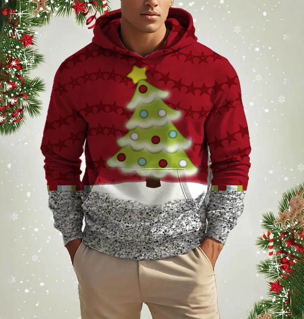 Sweat à Capuche Homme - Noël