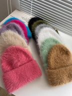 Candy Color Winter Hats Woman Cozy Knitted Beanie Women Keep Warm Soft Slouchy Baggy Cap Female Christmas Gift Fashion Casual