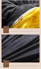 Winter Warm Velvet Duvet Cover Couple 2 People Double Quilt Cover 150/180/200/220 Bedding Twin Queen King Comforter Duvet Covers