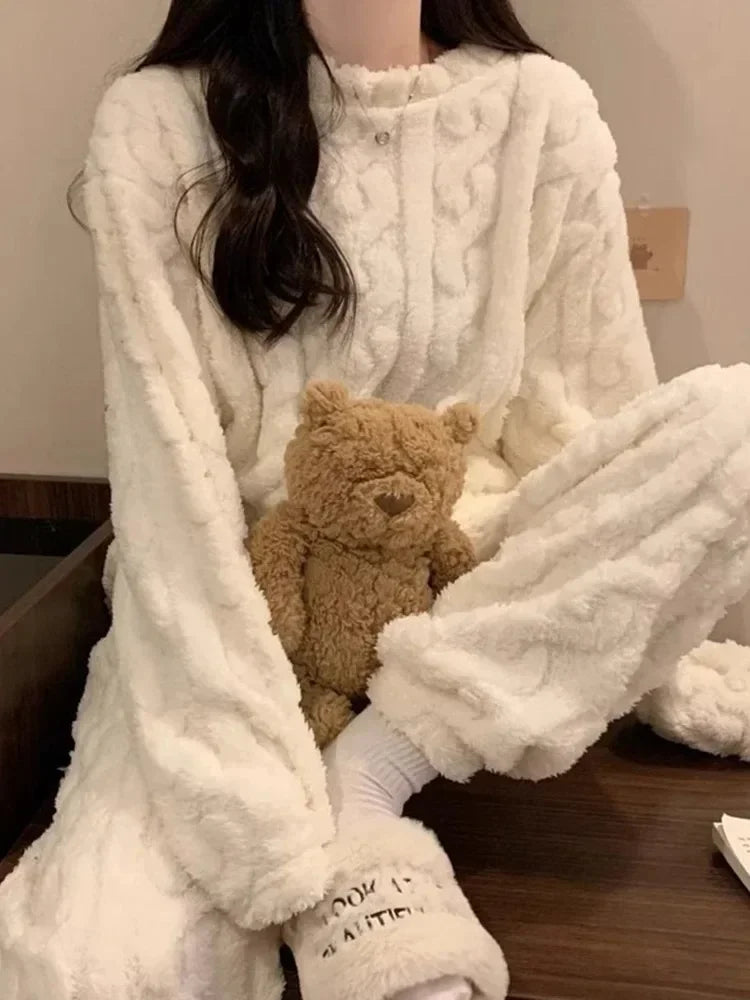 Pyjama 2 Pièces Femme - Strié