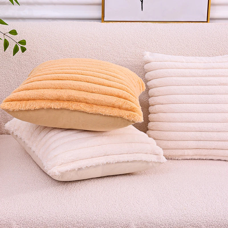 Housse de Coussin - Fluffy Rayé