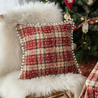 Housse de Coussin Ecossais - Noël
