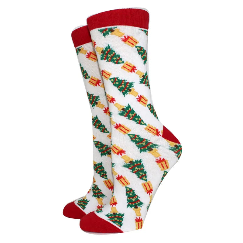 New Arrival Winter Women socks Cotton Long Christmas Socks Casual Men's Socks Santa Claus Christmas Gift Creative Socks 37-45