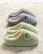 Winter Plush Couple Slippers for Men & Women Ultra Soft Memory Foam Cloud Comfort Non-Slip Thick Sole Indoor/Outdoor House Shoes