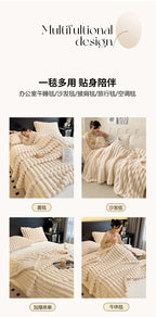 Plaid Rayé - Fibre de Bambou