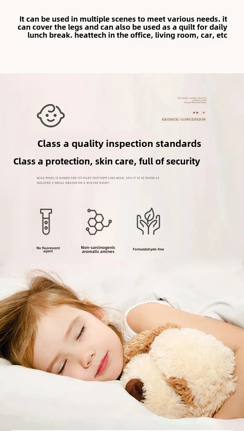 Plaid Rayé - Fibre de Bambou