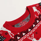 Pull Famille Rouge - Noël