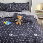 Fall Simple plaid Style Duvet Cover 220x240 Quilt Cover 1PCS Comforter Covers for double twin queen king bed size Plaid bedding