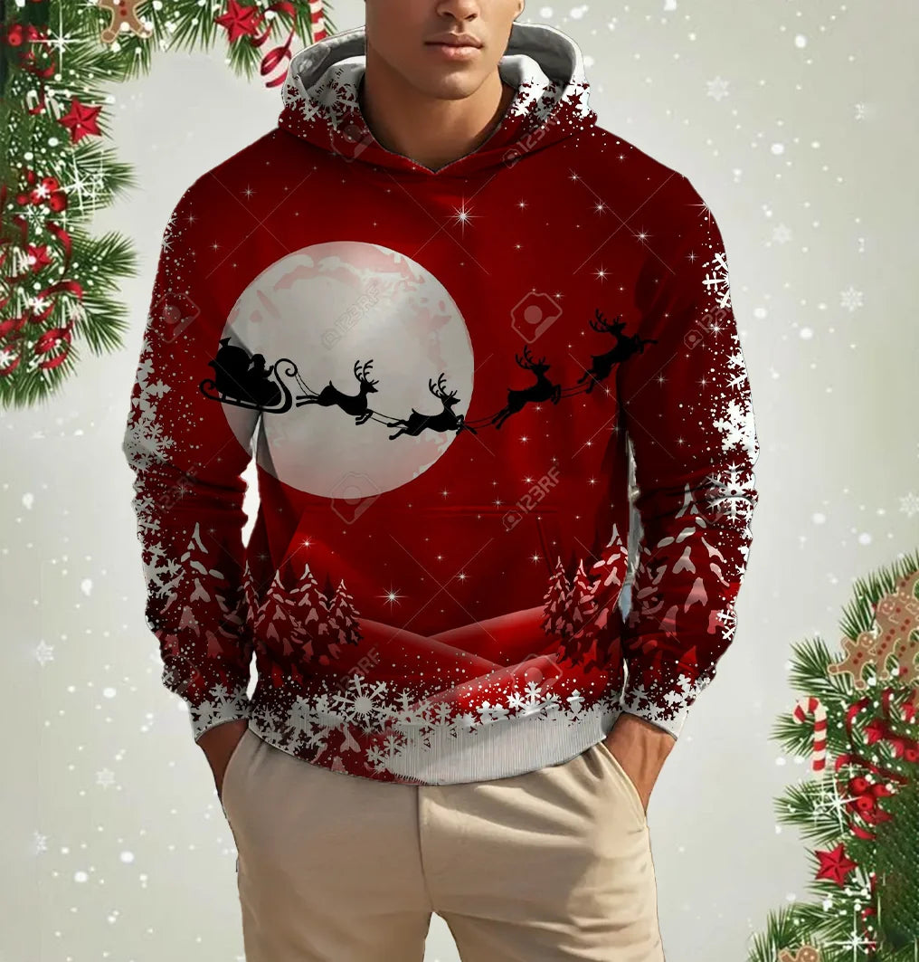 Sweat à Capuche Homme - Noël