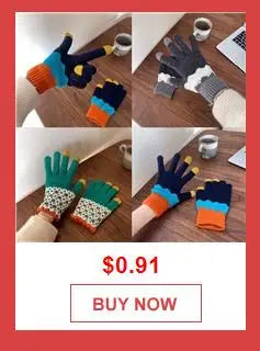 Red Stripe Soft Wool Knitted Scarf Women Winter Korean Thick Warm Scarf Fashion Y2K Harajuku Scarf Shawl Christmas New Year Gift