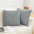 Housse de Coussin - Fluffy Rayé