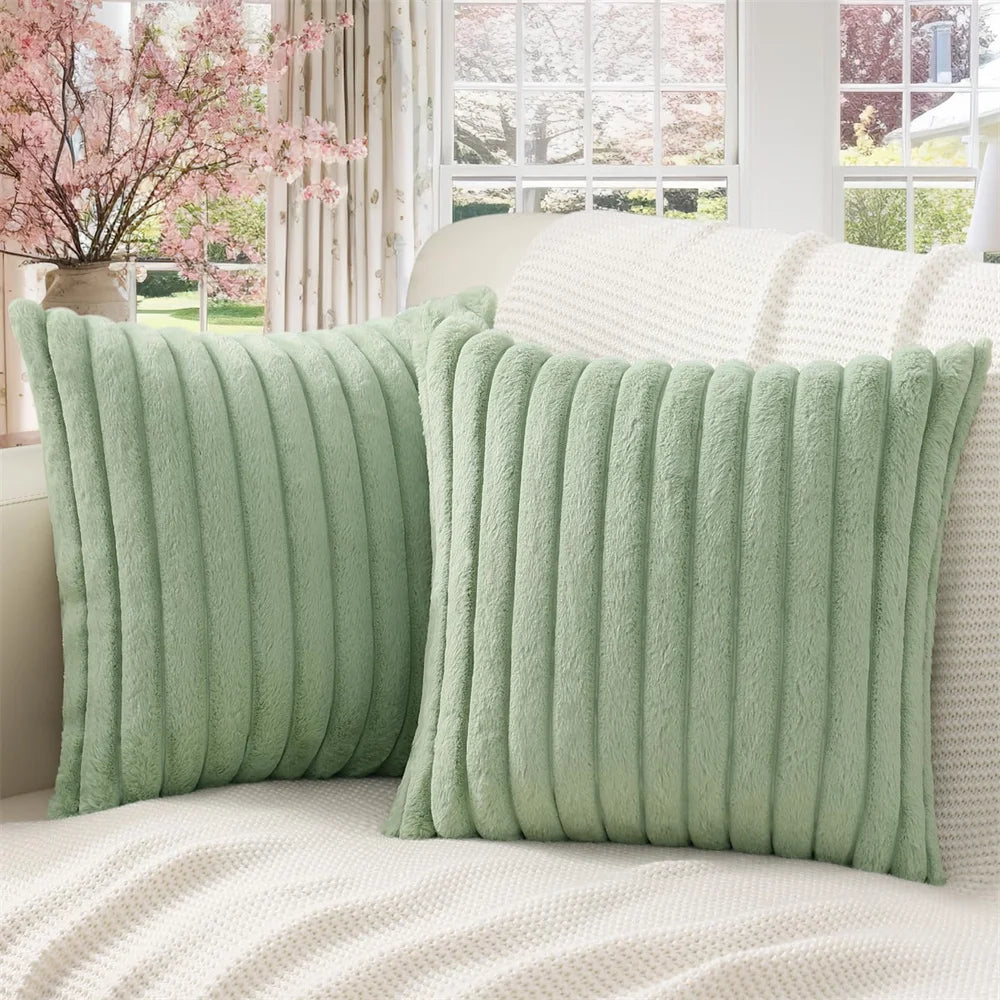 Housse de Coussin - Fluffy Rayé