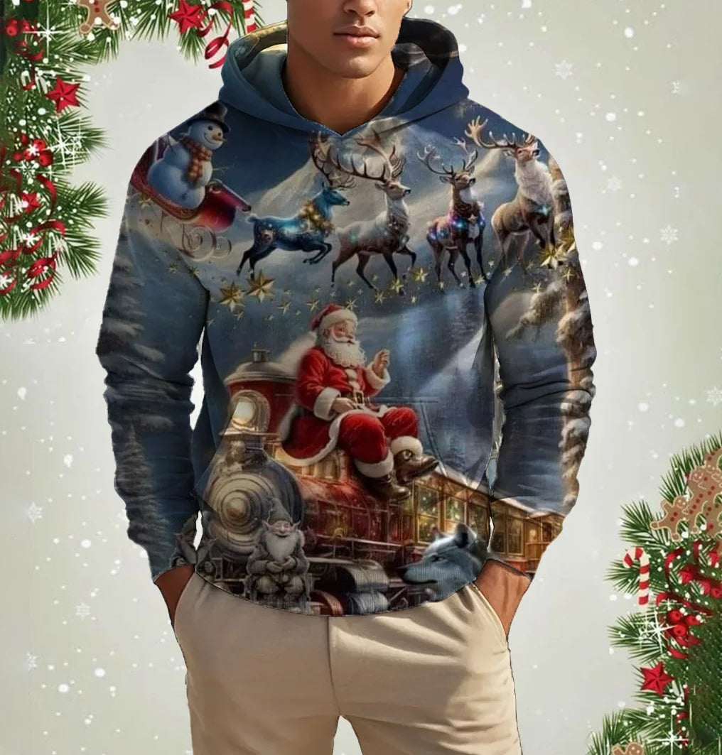 Sweat à Capuche Homme - Noël