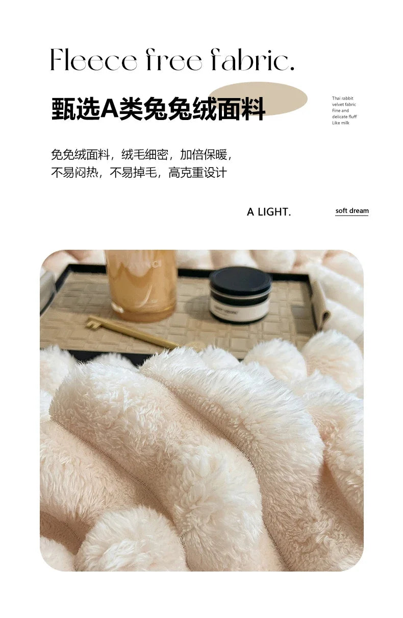 Plaid Rayé - Fibre de Bambou