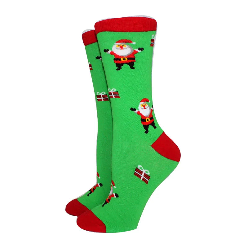 New Arrival Winter Women socks Cotton Long Christmas Socks Casual Men's Socks Santa Claus Christmas Gift Creative Socks 37-45