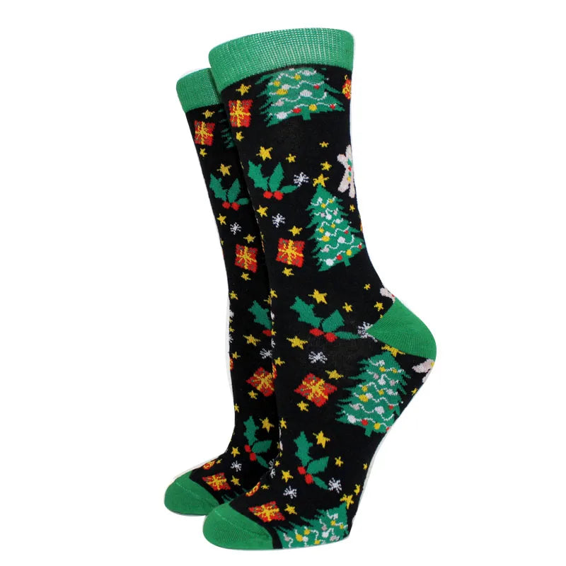 New Arrival Winter Women socks Cotton Long Christmas Socks Casual Men's Socks Santa Claus Christmas Gift Creative Socks 37-45