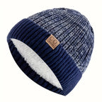 Women Brimless Cap Women Men Warm Lined Knit Ski Beanie Knitted Hats Are Suitable For Warm Daily Wear In Autumn Winter