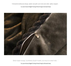 New Blue Milk Velvet Soft and Warm Duvet Cover Queen Size Double-Sided Plush Winter Blanket Bedding Luxury Duvet Cover