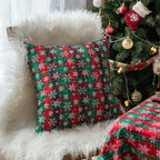 Housse de Coussin Ecossais - Noël